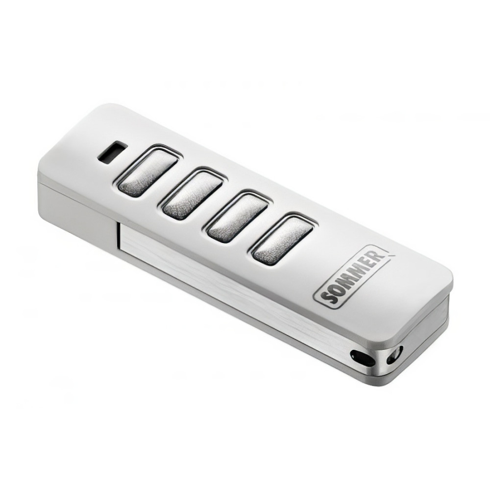 Sommer 4019V021 Sommer 4 Commands Handsender Pearl Vibe weiß/Edelstahl