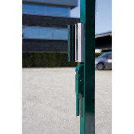 Adjustable keep out of stainless steel