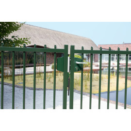 Adjustable keep out of stainless steel