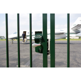 Adjustable security keep out of stainless steel