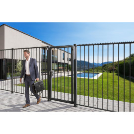 Adjustable security keep out of stainless steel