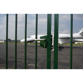 Adjustable security keep out of stainless steel