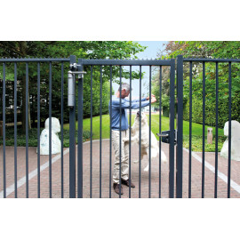 Adjustable security keep out of stainless steel