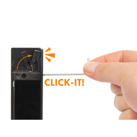 Built-in electric keep for Fortylock, Fiftylock and Sixtylock insert locks