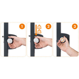 Childproof security knob - KIDLOC-2