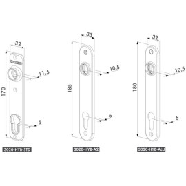 Cover shield for insert locks