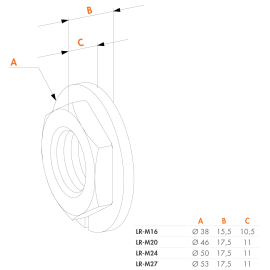 Adjustable nut