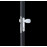 Handle set with rounded corners in anodised aluminium with fixed and/or rotating functionality