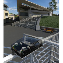 Modular (electro)mechanical control unit for turnstiles