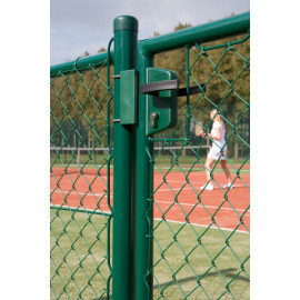 Polyamide garden gate keep for round profiles
