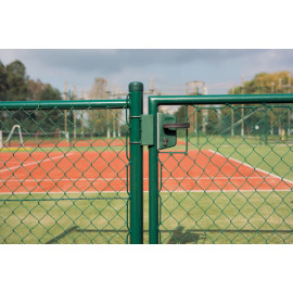 Polyamide garden gate keep for round profiles