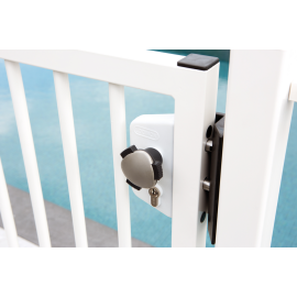 Surface mounted child safety lock