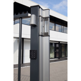 Surface mounted electromagnetic lock without integrated handles