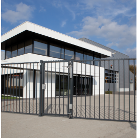 Surface mounted electromagnetic lock without integrated handles