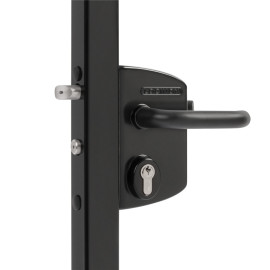 Surface mounted gate lock