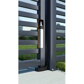 Invisible, built-in hydraulic gate closer - INTERIO