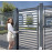 Invisible, built-in hydraulic gate closer - INTERIO
