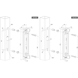 Insert stainless steel keep for Fortylock, Fiftylock and Sixtylock