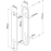 Set of cover plates for insert locks