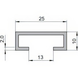 Sommer S11847-00002 Sommer profile rail C aluminum
