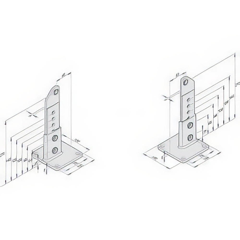 Sommer S10758-00001 60/210 left rising gates Post fitting