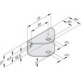 Sommer S11179-00001 Sommer gate wing fitting