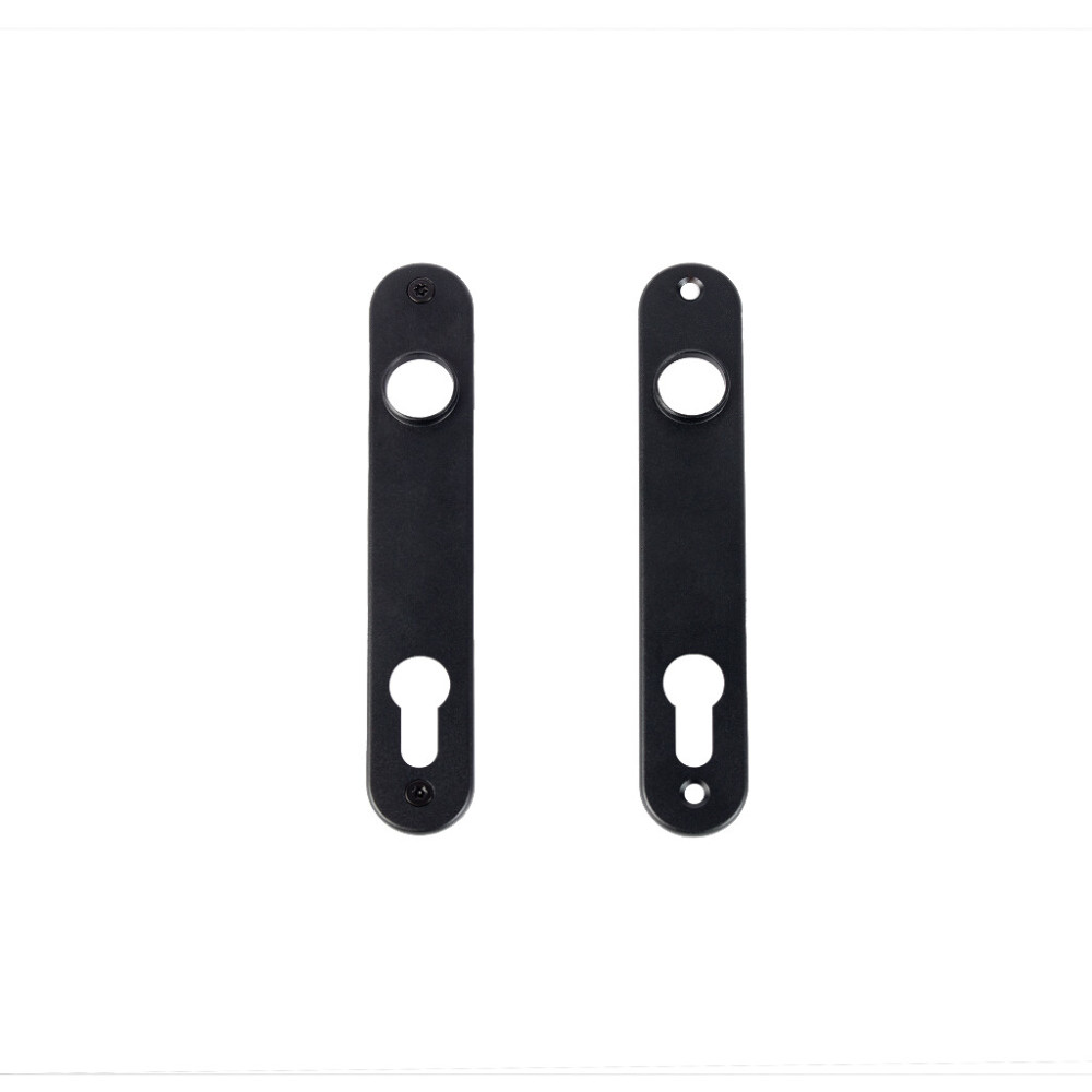 Aluminium anodized cover plate for insert locks