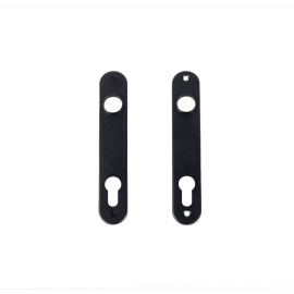 Aluminium anodized cover plate for insert locks