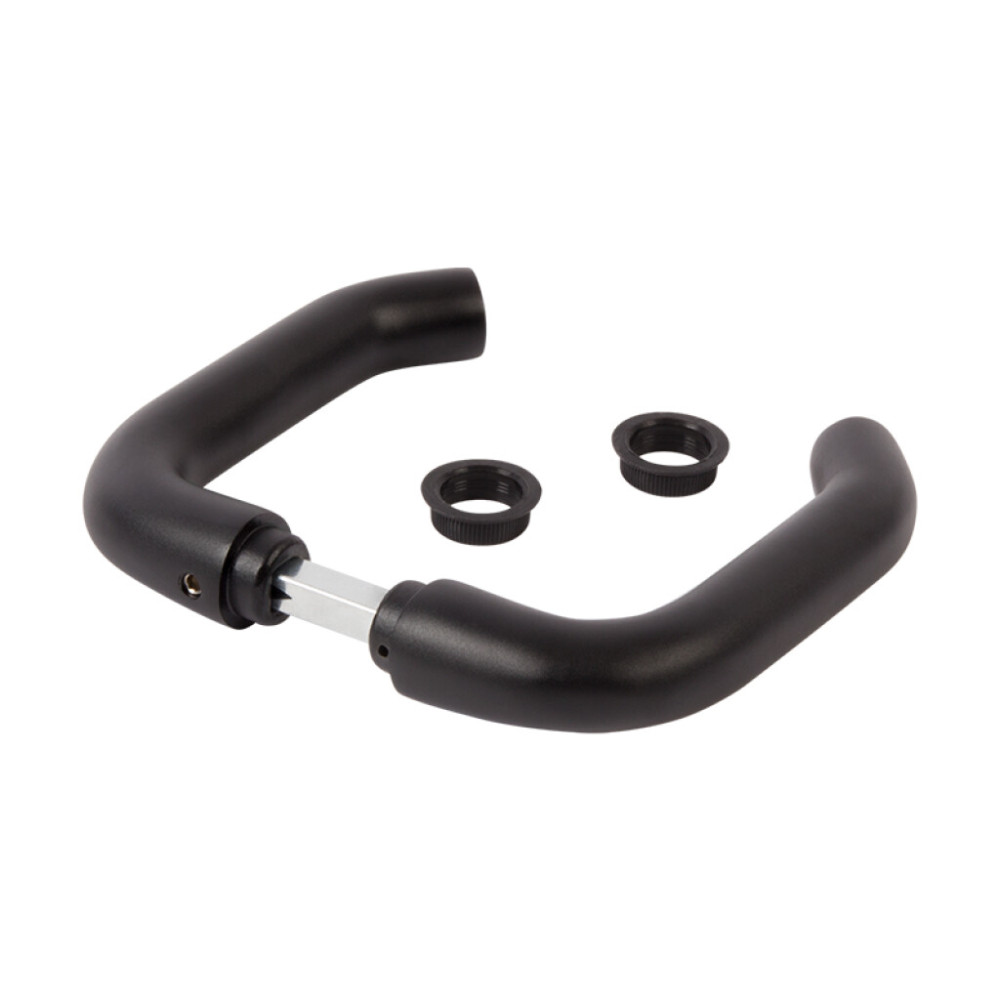 Black anodized aluminium handle pair - 3006B