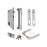 Complete Sixtylock insert set with keep for metal, PVC or aluminium gates