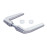 Handle pair made of anodized aluminium - 3006M