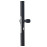 Handle set with rounded corners in anodised aluminium with fixed and/or rotating functionality