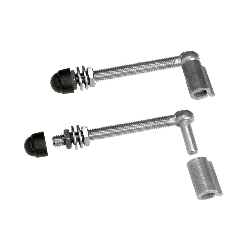 Hinge set for garden gates