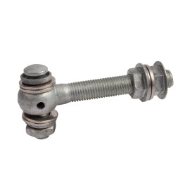 Hot-dip galvanized eyebolt set