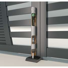 Motorized electrical drop bolt