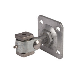 Ornamental hinge set with wall plate