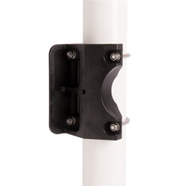 Polyamide garden gate keep for round profiles