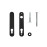 Set of cover plates for insert locks