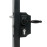 Small surface mounted ornamental gate lock