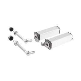 Spring hinge for garden gates