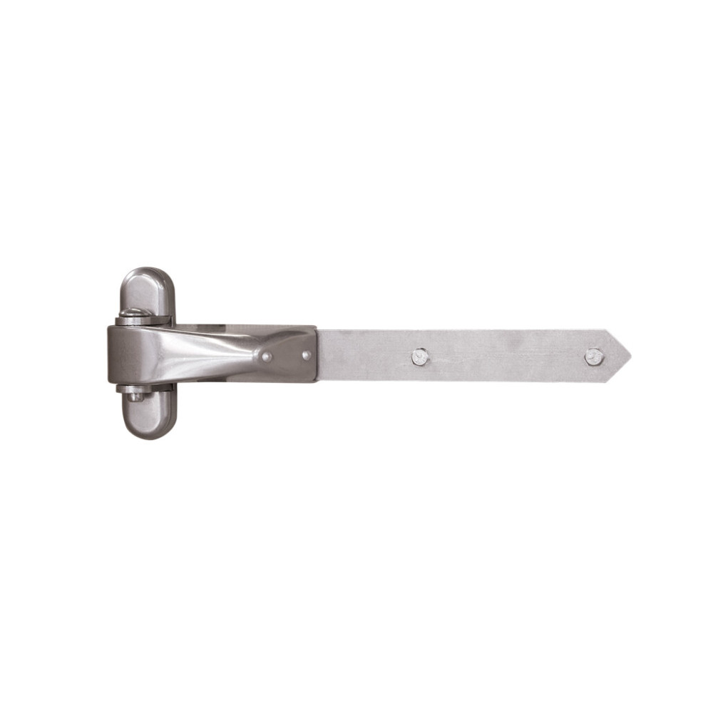 Vandal-proof 4D-hinge for wooden gates